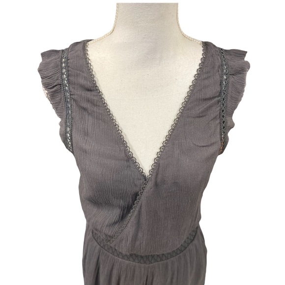 Free People Romper Charcoal Gray XS - Picture 10 of 15